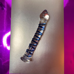 Glasd*ldo mit Bilderset